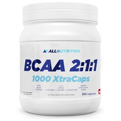 ALLNUTRITION BCAA 2:1:1 1000 XTRACAPS 3Suplement diety, 60 kapsułek ALLNUTRITION BCAA 2:1:1 1000 XTRACAPS 3Suplement diety, 60 kapsułek