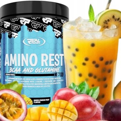 Inny producent AMINOKWASY BCAA regeneracj Real Pharm Amino Rest 500g MANGO MARAKUJA Inny producent AMINOKWASY BCAA regeneracj Real Pharm Amino Rest 500g MANGO MARAKUJA