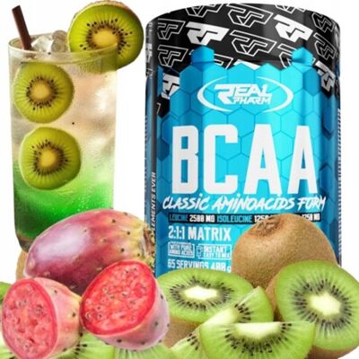 Inny producent AMINOKWASY w proszku BCAA regeneracja Real Pharm BCAA KIWI KAKTUS 400g Inny producent AMINOKWASY w proszku BCAA regeneracja Real Pharm BCAA KIWI KAKTUS 400g