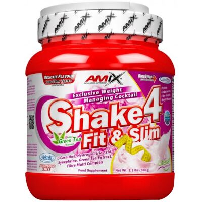 Amix Bananowy proszek białkowy - 4 Fit&Slim Amix Bananowy proszek białkowy - 4 Fit&Slim