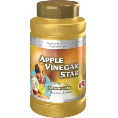 Apple Vinegar Star 120 Tabl. - Starlife - Ocet Jabłkowy Wspiera Odchudzanie Apple Vinegar Star 120 Tabl. - Starlife - Ocet Jabłkowy Wspiera Odchudzanie