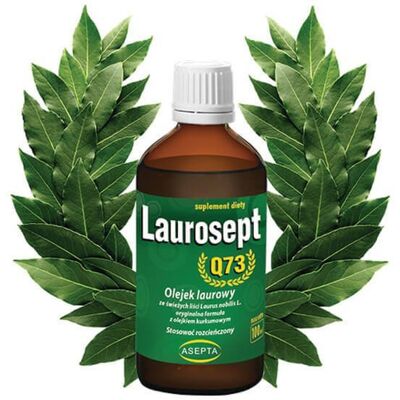 Asepta Laurosept Olejek laurowy, Suplement diety, 100 ml Asepta Laurosept Olejek laurowy, Suplement diety, 100 ml