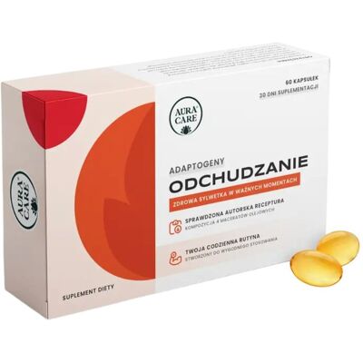 Aura Care Odchudzanie 60 kaps. ODCHUDZANIE METABOLIZM UTRATA WAGI Aura Care Odchudzanie 60 kaps. ODCHUDZANIE METABOLIZM UTRATA WAGI