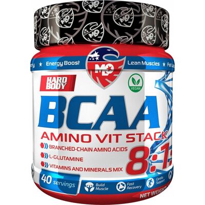 Inny producent BCAA 8:1:1 aminokwasy, l-glutamina, multiwitamina - Truskawka - Arbuz Inny producent BCAA 8:1:1 aminokwasy, l-glutamina, multiwitamina - Truskawka - Arbuz