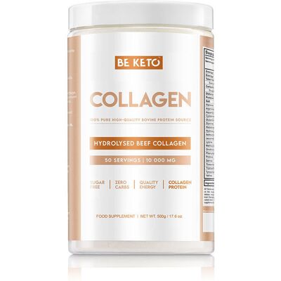 Beketo Czysty Kolagen Wołowy – Bezsmakowy 500g Beketo Czysty Kolagen Wołowy – Bezsmakowy 500g