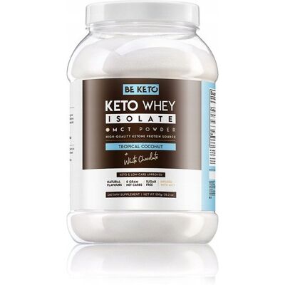 Be Keto Proszek białkowy + MCT - Tropical Coconut Be Keto Proszek białkowy + MCT - Tropical Coconut