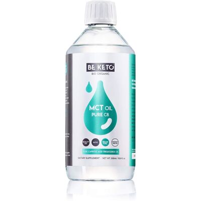 Olej MCT C8 BeKeto - 500ml Suplement Keto Olej MCT C8 BeKeto - 500ml Suplement Keto