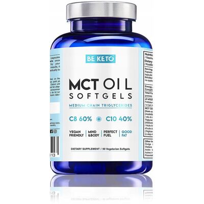 Beketo Olej Mct C8+c10 - 90 Kaps. Beketo Olej Mct C8+c10 - 90 Kaps.
