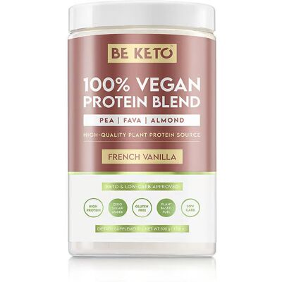 BeKeto WEGAŃSKIE BIAŁKO Francuska Wanilia 500g BeKeto WEGAŃSKIE BIAŁKO Francuska Wanilia 500g