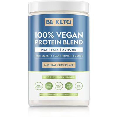 BeKeto WEGAŃSKIE BIAŁKO Naturalna Czekolada 500g BeKeto WEGAŃSKIE BIAŁKO Naturalna Czekolada 500g