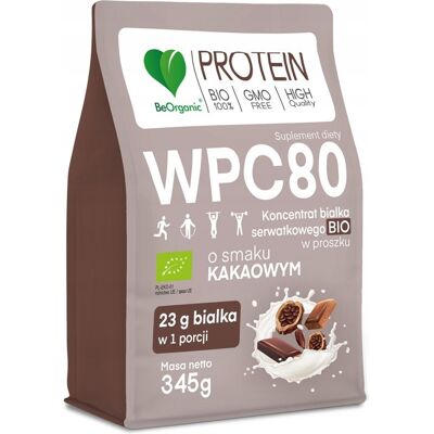 inna (Inny) BeOrganic Białko serwatkowe WPC 80 CZEKOLADA inna (Inny) BeOrganic Białko serwatkowe WPC 80 CZEKOLADA
