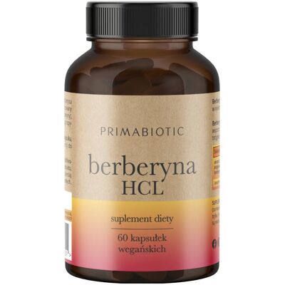 BERBERYNA HCL 400 Mg PRIMABIOTIC 60 kaps. Wątroba Metabolizm Odchudzanie BERBERYNA HCL 400 Mg PRIMABIOTIC 60 kaps. Wątroba Metabolizm Odchudzanie