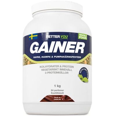 BetterYou Better You Gainer Wegański 1 kg Czekolada BetterYou Better You Gainer Wegański 1 kg Czekolada
