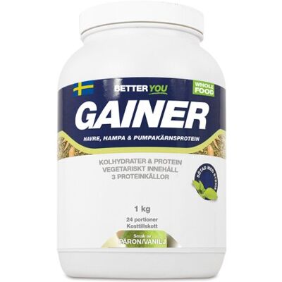 BetterYou Better You Gainer Wegański 1 kg Gruszka/Wanilia BetterYou Better You Gainer Wegański 1 kg Gruszka/Wanilia