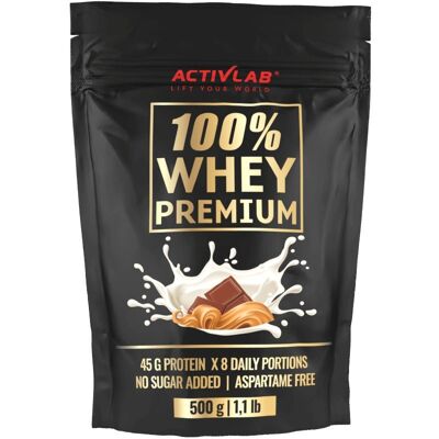 Białko Activlab 100% Whey Premium 500g Masło Orzechowe z Czekoladą Białko Activlab 100% Whey Premium 500g Masło Orzechowe z Czekoladą