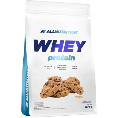 Białko ALLNUTRITION WHEY PROTEIN 2270g ciasteczkowy Białko ALLNUTRITION WHEY PROTEIN 2270g ciasteczkowy