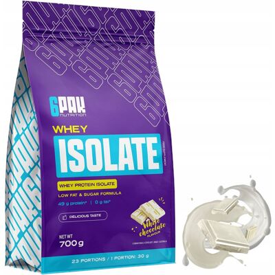 6Pak Nutrition Whey Isolate - 700g - Białko & Aminokwasy 6Pak Nutrition Whey Isolate - 700g - Białko & Aminokwasy