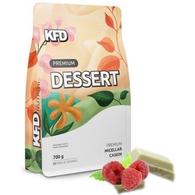 Białko Kfd Premium Dessert 700G Biała Czekolada-Malina Białko Kfd Premium Dessert 700G Biała Czekolada-Malina
