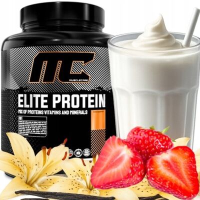 Inny producent BIAŁKO mix białek WPC WPI Muscle Care Elite Protein 1800g WANILA TRUSKAWKA Inny producent BIAŁKO mix białek WPC WPI Muscle Care Elite Protein 1800g WANILA TRUSKAWKA