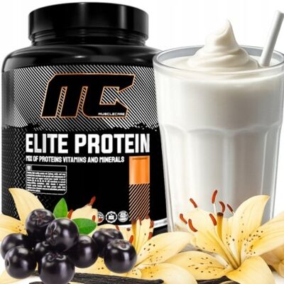 Inny producent BIAŁKO mix białek WPC WPI Muscle Care Elite Protein 1800g WANILIA JAGODA Inny producent BIAŁKO mix białek WPC WPI Muscle Care Elite Protein 1800g WANILIA JAGODA