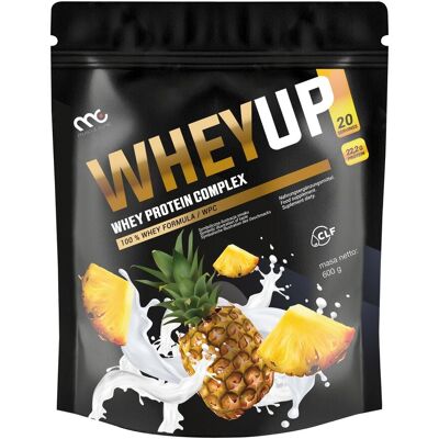 Białko Odżywka Białkowa Koncentrat Białka WPC Muscle Clinic 600g Ananas Białko Odżywka Białkowa Koncentrat Białka WPC Muscle Clinic 600g Ananas