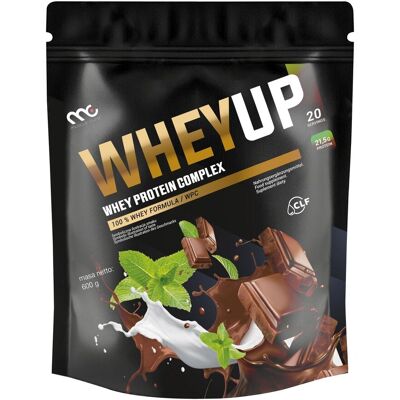 Białko Odżywka białkowa Koncentrat WPC Muscle Clinic 600g Czekolada Mięta Białko Odżywka białkowa Koncentrat WPC Muscle Clinic 600g Czekolada Mięta