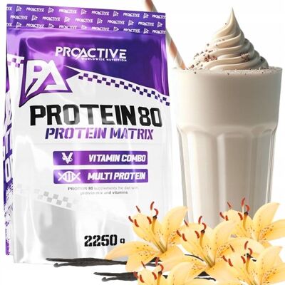 Inny producent BIAŁKO odżywka białkowa mix białek ProActive Protein 80 2250g WANILIA Inny producent BIAŁKO odżywka białkowa mix białek ProActive Protein 80 2250g WANILIA