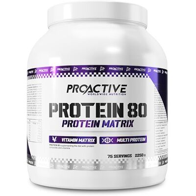 Białko Odżywka Białkowa Proactive Protein 80 - 2250G Coconut Białko Odżywka Białkowa Proactive Protein 80 - 2250G Coconut