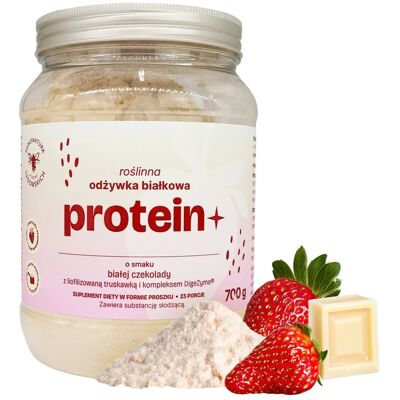 Inny producent BIAŁKO ODŻYWKA BIAŁKOWA protein roślinna 700 g bez cukru truskawka roślinne Inny producent BIAŁKO ODŻYWKA BIAŁKOWA protein roślinna 700 g bez cukru truskawka roślinne