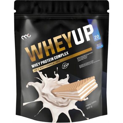 BIAŁKO ODŻYWKA BIAŁKOWA WHEYUP MUSCLE CLINIC 600g SMAK WAFEL BIAŁKO ODŻYWKA BIAŁKOWA WHEYUP MUSCLE CLINIC 600g SMAK WAFEL