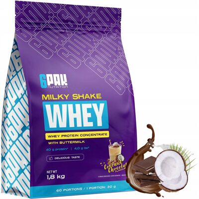 6pak Białko Serwatkowe Xxl 100% Wpc 80 Odżywka Białkowa Milky Shake Whey Protein 6pak Białko Serwatkowe Xxl 100% Wpc 80 Odżywka Białkowa Milky Shake Whey Protein