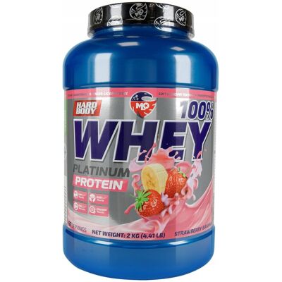 Inny producent Białko Whey Platinum Protein WPC - 2kg Truskawka - Banan MLO Inny producent Białko Whey Platinum Protein WPC - 2kg Truskawka - Banan MLO