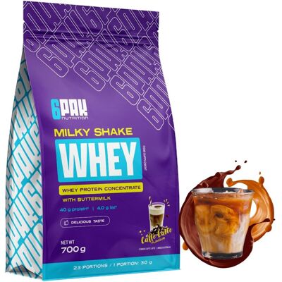 6pak Białko Wpc 80 Kawowe 100% Odżywka Białkowa Milky Shake Whey Proteiny 6pak Białko Wpc 80 Kawowe 100% Odżywka Białkowa Milky Shake Whey Proteiny