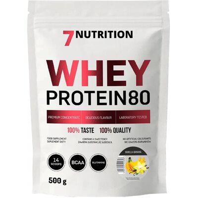 Inny producent BIAŁKO WPC koncentrat 7 Nutrition Whey Protein 80 500g Wanilia Banan Inny producent BIAŁKO WPC koncentrat 7 Nutrition Whey Protein 80 500g Wanilia Banan