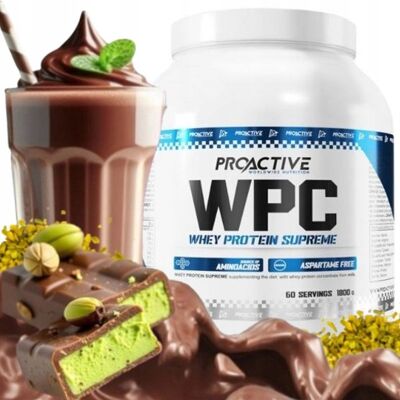 Inny producent BIAŁKO WPC serwatka odżywka białkowa Proactive Whey 1800g DUBAI CHOCOLATE Inny producent BIAŁKO WPC serwatka odżywka białkowa Proactive Whey 1800g DUBAI CHOCOLATE