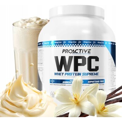Inny producent BIAŁKO WPC serwatka odżywka białkowa Proactive Whey 1800g WANILIA Inny producent BIAŁKO WPC serwatka odżywka białkowa Proactive Whey 1800g WANILIA