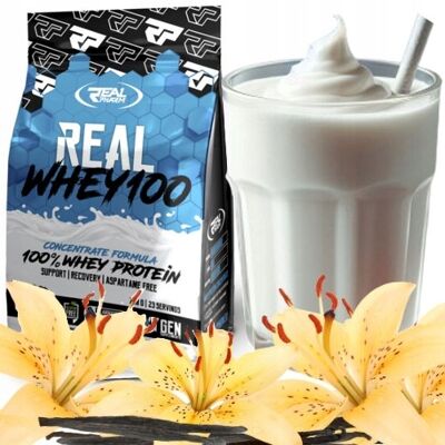 Inny producent BIAŁKO WPC serwatkowe odżywka Whey 100 REAL PHARM 700g WANILIA Inny producent BIAŁKO WPC serwatkowe odżywka Whey 100 REAL PHARM 700g WANILIA
