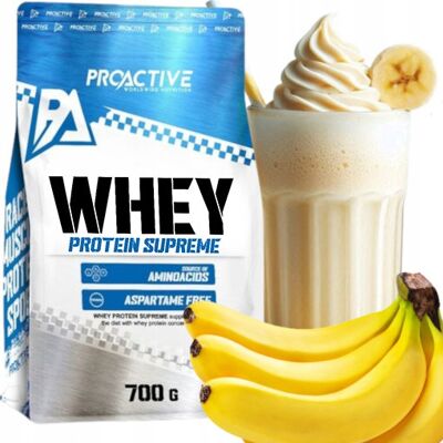 Inny producent BIAŁKO WPC serwatkowe whey ODŻYWKA BIAŁKOWA ProActive 700g BANANOWE Inny producent BIAŁKO WPC serwatkowe whey ODŻYWKA BIAŁKOWA ProActive 700g BANANOWE