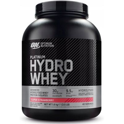 Optimum Nutrition Platinum Hydrowhey - Super Truskawka - 1600g - Odwodniona białko w proszku Optimum Nutrition Platinum Hydrowhey - Super Truskawka - 1600g - Odwodniona białko w proszku