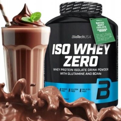 Inny producent BIAŁKO WPI izolat odżywka białkowa Bio Tech Iso Whey Zero - 1816g CZEKOLADA Inny producent BIAŁKO WPI izolat odżywka białkowa Bio Tech Iso Whey Zero - 1816g CZEKOLADA
