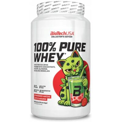 Biowen BioTech 100% PURE WHEY Strawberry Matcha Latte 900 g Białko WPC WPI Biowen BioTech 100% PURE WHEY Strawberry Matcha Latte 900 g Białko WPC WPI