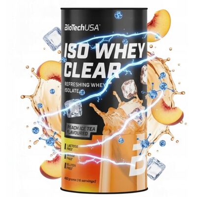 Biowen BioTech Iso Whey Clear 400g Peach Ice Tea SOK BIAŁKO IZOLAT WPI REGENERACJA Biowen BioTech Iso Whey Clear 400g Peach Ice Tea SOK BIAŁKO IZOLAT WPI REGENERACJA