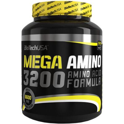 BioTech USA Biotech, Suplement aminokwasowy, Mega Amino, 500 tabletek BioTech USA Biotech, Suplement aminokwasowy, Mega Amino, 500 tabletek