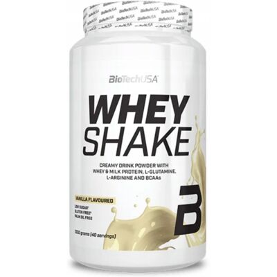 BioTech USA BioTech Whey Shake Vanilla 1000 g BIAŁKO ODŻYWKA AMINOKWASY Leucyna WPC BioTech USA BioTech Whey Shake Vanilla 1000 g BIAŁKO ODŻYWKA AMINOKWASY Leucyna WPC