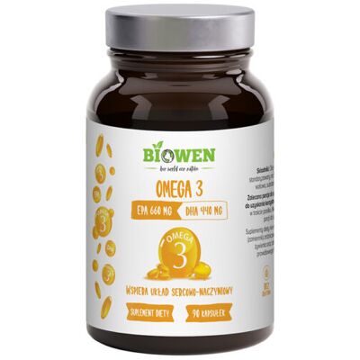 Omega 3 660 Mg Epa, 440 Dha Biowen – 90 Kapsułek Omega 3 660 Mg Epa, 440 Dha Biowen – 90 Kapsułek