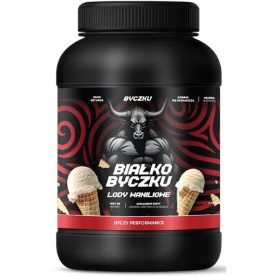 MEDICINAE Byczku Białko lody waniliowe proszek 1 kg MEDICINAE Byczku Białko lody waniliowe proszek 1 kg