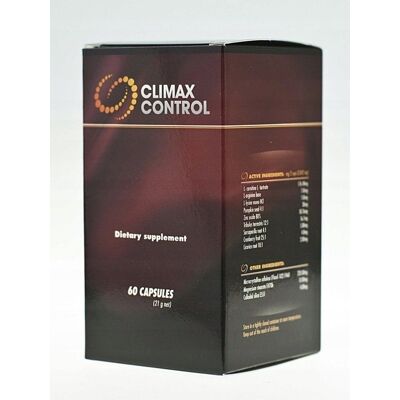 Climax Control - L-Arginina L-Karnityna L-Lizyna buzdyganek kolcorośl Cynk Climax Control - L-Arginina L-Karnityna L-Lizyna buzdyganek kolcorośl Cynk