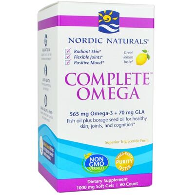 Nordic Naturals Omega Kompletny Cytryna 1000 mg - Serce, Mózg, Skóra Nordic Naturals Omega Kompletny Cytryna 1000 mg - Serce, Mózg, Skóra