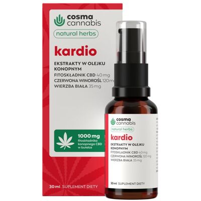Cosma Cannabis Olejek CBD Kardio 30ml Cosma Cannabis Olejek CBD Kardio 30ml
