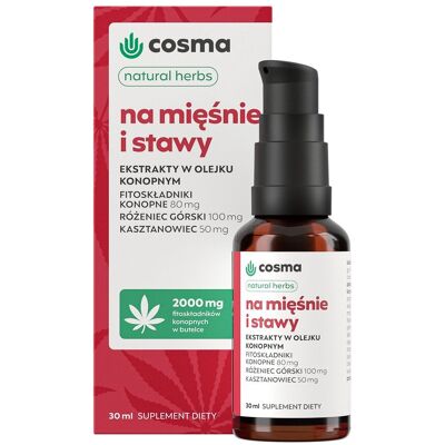 Cosma Naturalny Ekstrakt Ziołowy dla Mięśni i Stawów - Suplement Diety Cosma Naturalny Ekstrakt Ziołowy dla Mięśni i Stawów - Suplement Diety